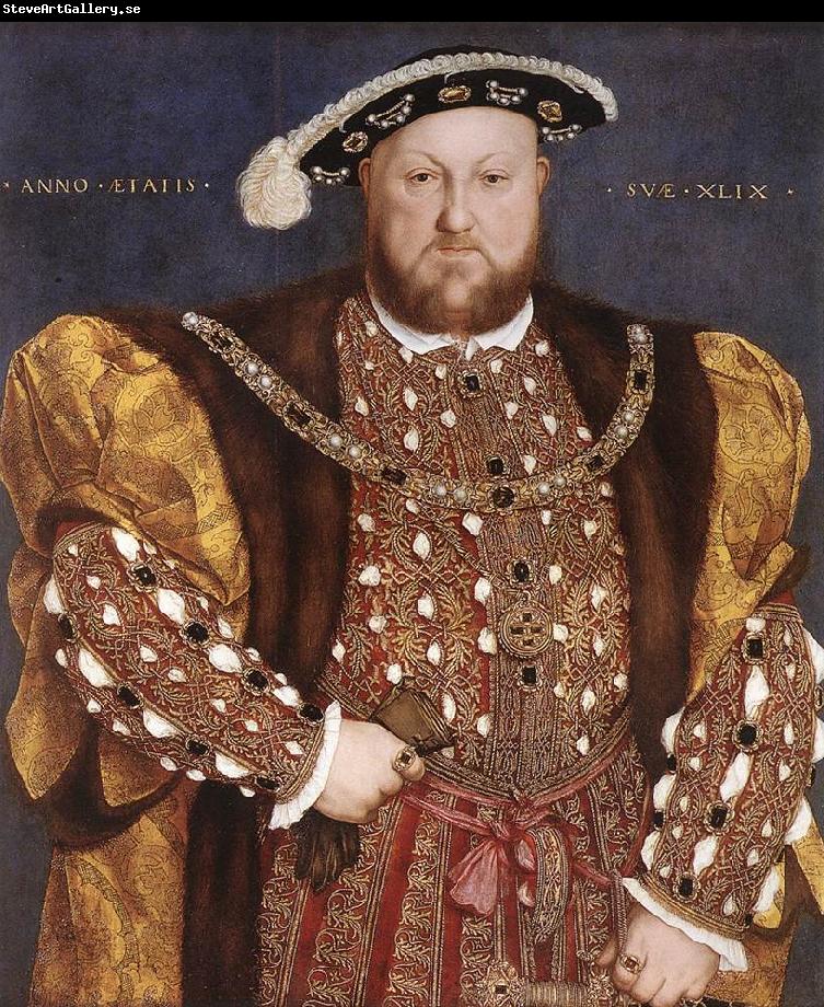 HOLBEIN, Hans the Younger Portrait of Henry VIII dg